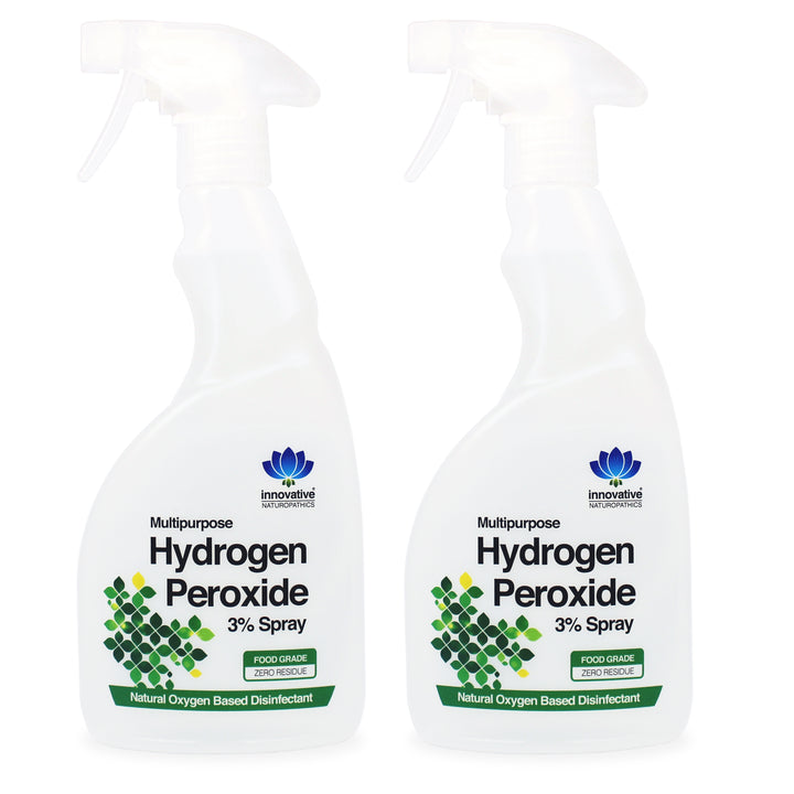 3% Hydrogen Peroxide - 500ml Spray - Pack of 2