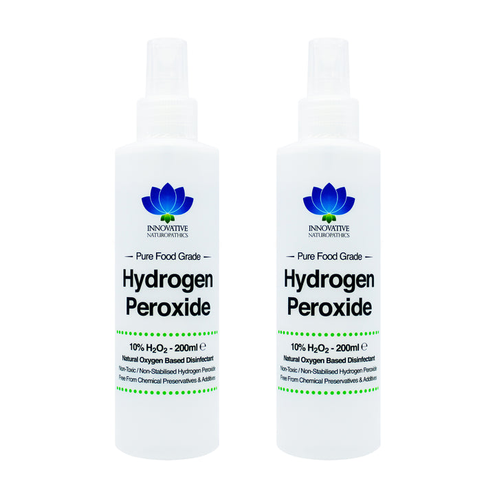 10% Hydrogen Peroxide - 200ml Spray - Pack of 2