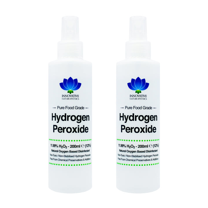 12% Hydrogen Peroxide - 200ml Spray - Pack of 2