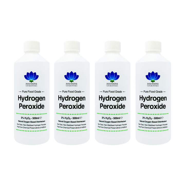 3% Hydrogen Peroxide - 2 Litre - (4 x 500ml)