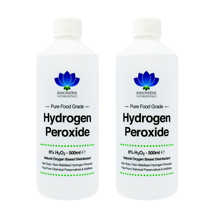 6% Hydrogen Peroxide - 1 Litre - (2 x 500ml)
