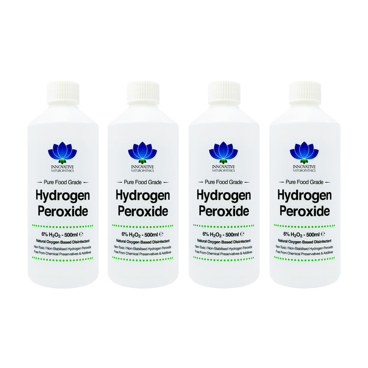 6% Hydrogen Peroxide - 2 Litre - (4 x 500ml)