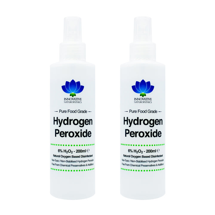 6% Hydrogen Peroxide - 200ml Spray - Pack of 2