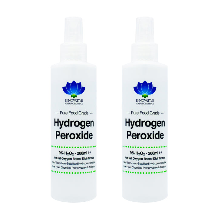 9% Hydrogen Peroxide - 200ml Spray - Pack of 2