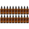 100ml Amber Glass Dropper Bottle with Pipette T/E - Pack of 20