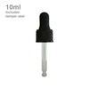 10ml Amber Glass Dropper Bottle with Pipette T/E - Pack of 10