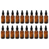 30ml Amber Glass Dropper Bottle with Pipette T/E - Pack of 20