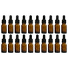 10ml Amber Glass Dropper Bottle with Pipette T/E - Pack of 20