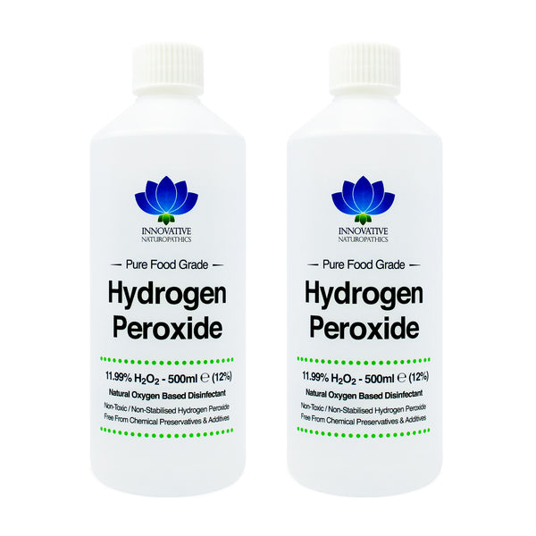 12% Hydrogen Peroxide - 1 Litre - (2 x 500ml)