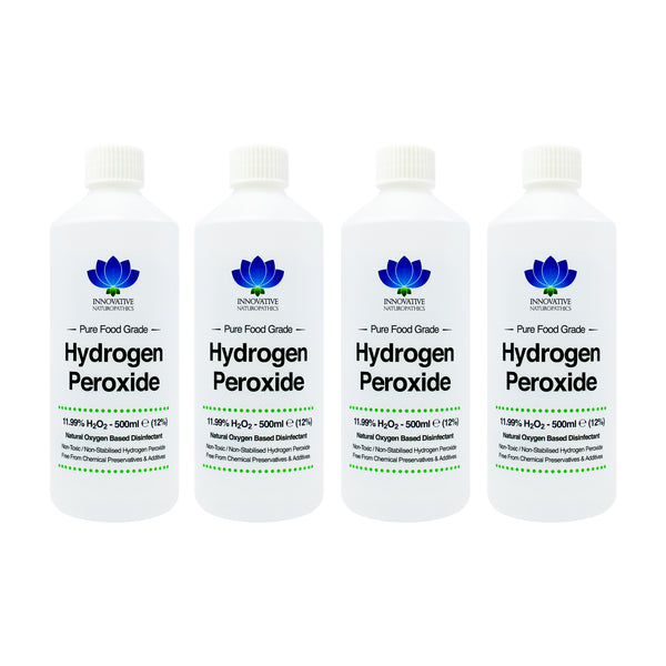 12% Hydrogen Peroxide - 2 Litre (4 x 500ml)
