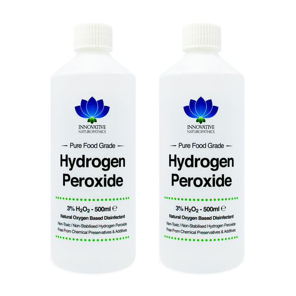 3% Hydrogen Peroxide - 1 Litre - (2 x 500ml)