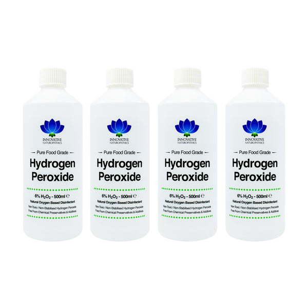 6% Hydrogen Peroxide - 2 Litre - (4 x 500ml)