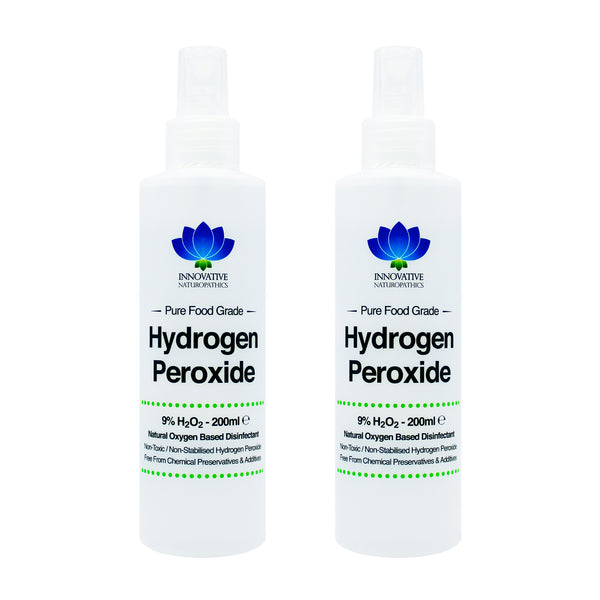 9% Hydrogen Peroxide - 200ml Spray - Pack of 2