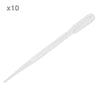 Plastic Transfer Pipettes - Graduated - 3ml - Transparent - Pack of 10